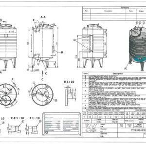 1500 liter tank i Syrafast 316