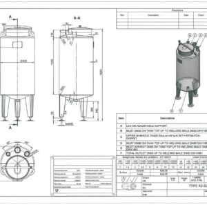 300 liter tank i Syrafast 316