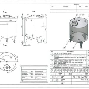 3300 liter tank i Syrafast 316