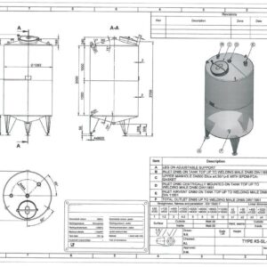 3200 liter tank i Syrafast 316