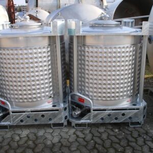 1000 liter tank i Rostfritt 304