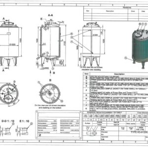 1000 liter tank i Syrafast 316