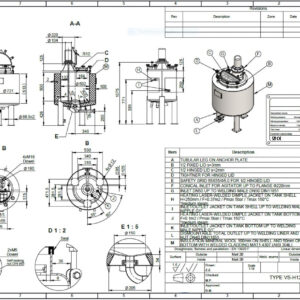 100 liter tank i Syrafast 316