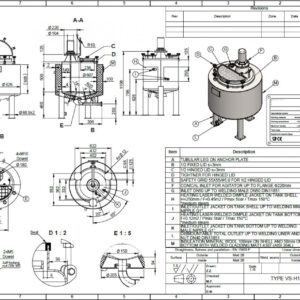 150 liter tank i Syrafast 316