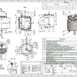 750 liter tank i Syrafast 316