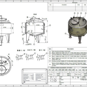 340 liter tank i Syrafast 316