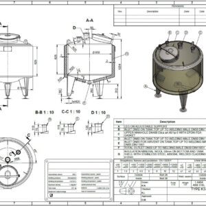 520 liter tank i Syrafast 316