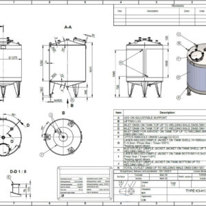 1760 liter tank i Syrafast 316