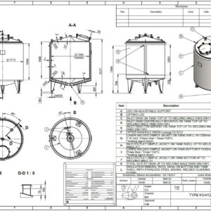 3300 liter tank i Syrafast 316