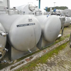 3150 liter tank i Syrafast 316