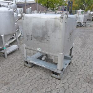 1000 liter tank i Rostfritt 304