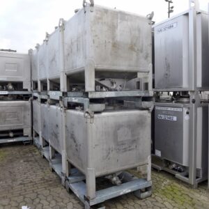 1000 liter tank i Rostfritt 304