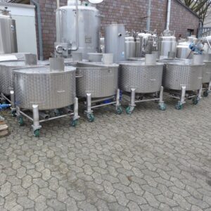 500 liter tank i Rostfritt 304