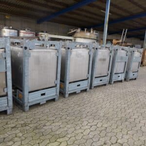 1000 liter tank i Rostfritt 304