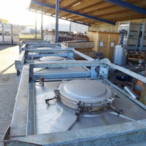 1000 liter tank i Rostfritt 304