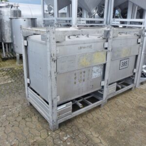 1000 liter tank i Rostfritt 304