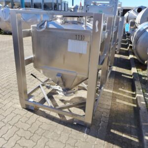 625 liter tank i Rostfritt 304