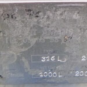 1000 liter tank i Syrafast 316