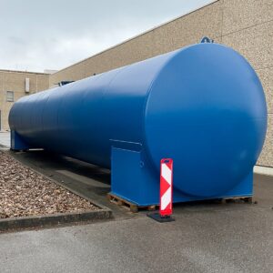 100.000 liter dubbelmantlad tank för diesel