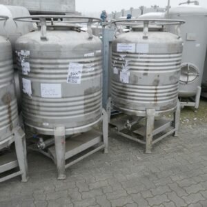 800 liter tank i Rostfritt 304