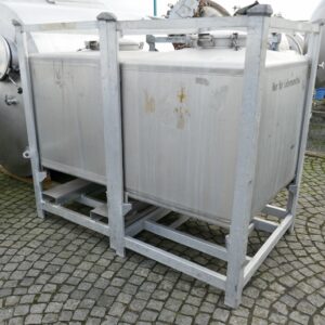 1000 liter tank i Rostfritt 304