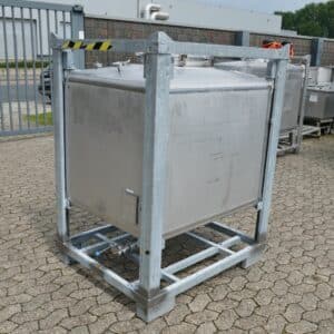 1000 liter tank i Rostfritt 304