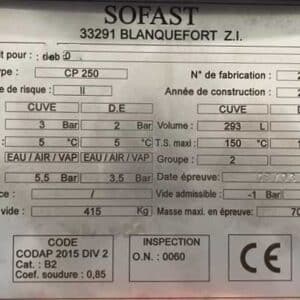 293 liter tank i Syrafast 316