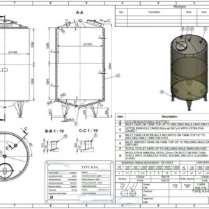 5200 liter tank i Syrafast 316