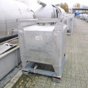 1000 liter tank i Rostfritt 304