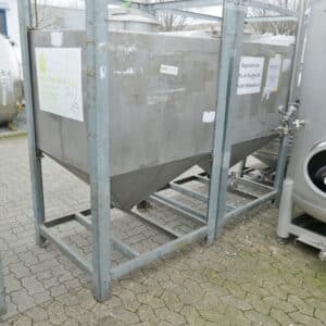 1000 liter tank i Rostfritt 304