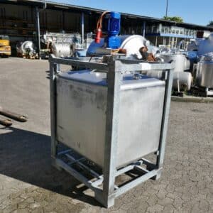 1000 liter tank i Rostfritt 304