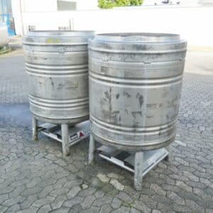 800 liter tank i Rostfritt 304