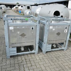 500 liter tank i Syrafast 316