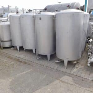 1000 liter tank i Rostfritt 304