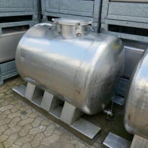 1000 liter tank i Rostfritt 304