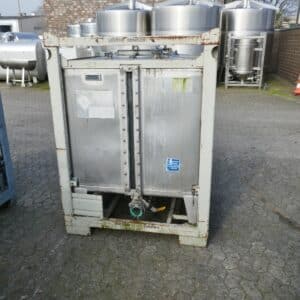 1050 liter tank i Rostfritt 304