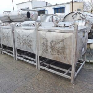 1000 liter tank i Rostfritt 304