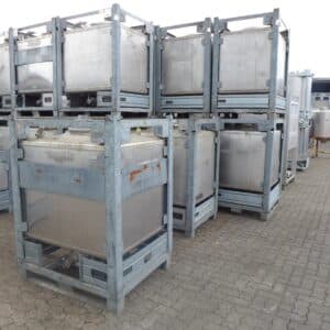 1000 liter tank i Rostfritt 304