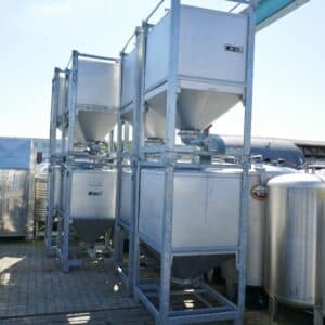 1000 liter tank i Rostfritt 304