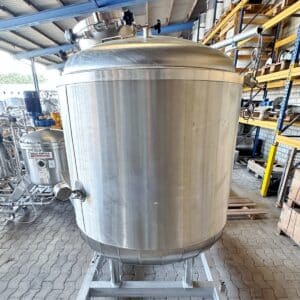 1500 liter tank i Syrafast 316