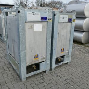 1000 liter tank i Rostfritt 304