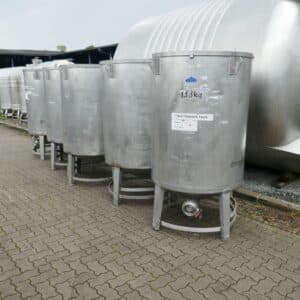 1000 liter tank i Syrafast 316