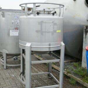 500 liter tank i Rostfritt 304