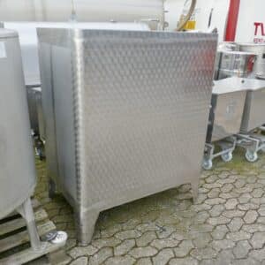 1100 liter tank i Rostfritt 304