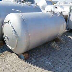 2500 liter tank i Rostfritt 304