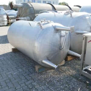 2500 liter tank i Rostfritt 304