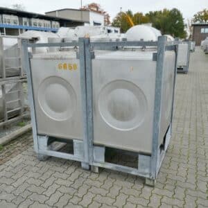 1000 liter tank i Rostfritt 304