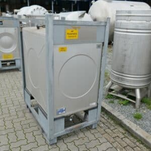 1000 liter tank i Rostfritt 304