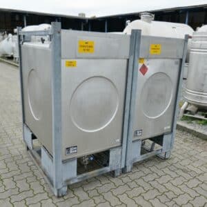 1000 liter tank i Syrafast 316