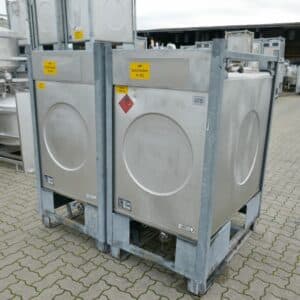 1000 liter tank i Syrafast 316